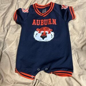 Auburn war Eagle Aubie baby boy or girl Onesie size 3-6 months blue and orange